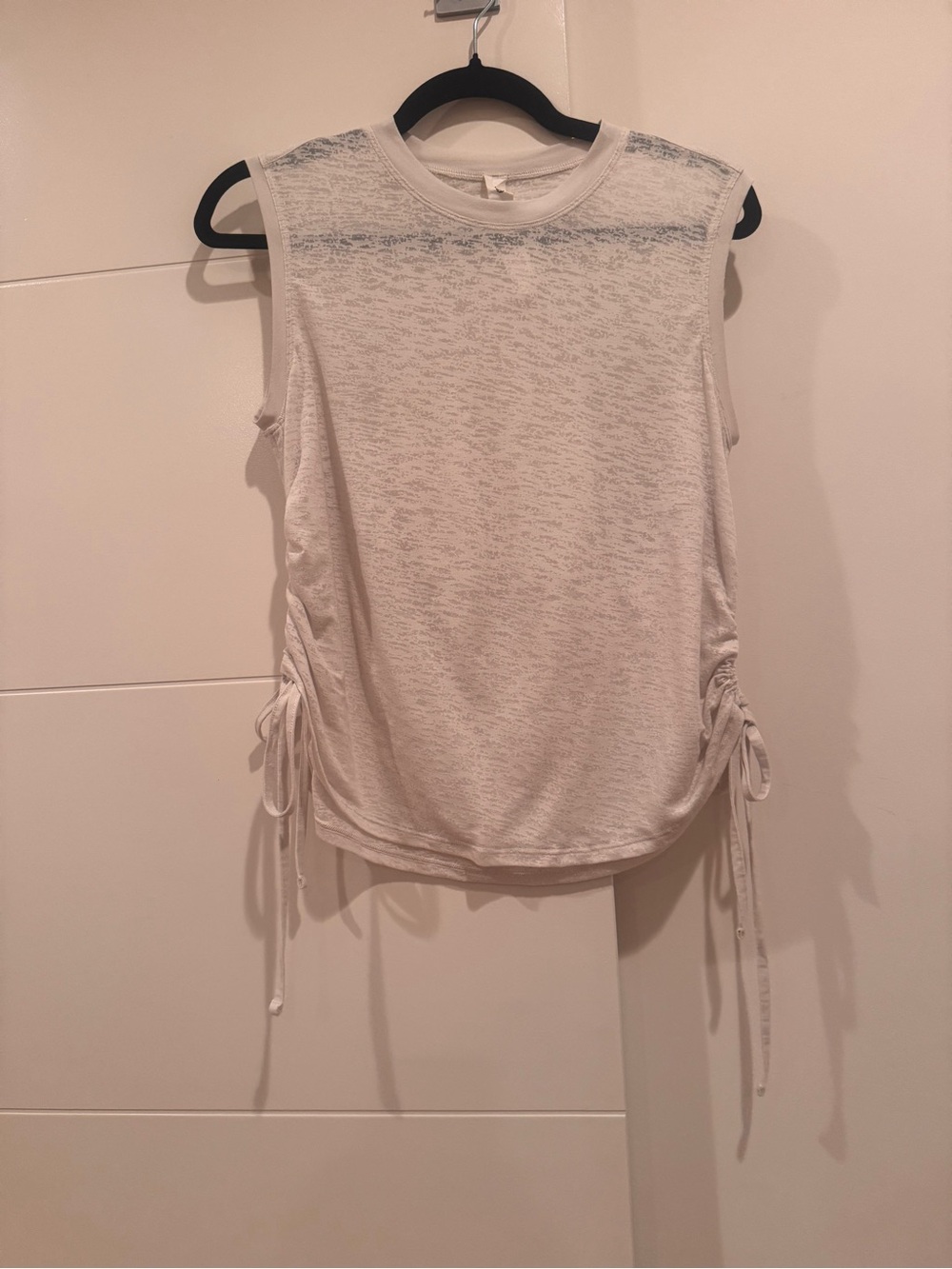 Lululemon Drawstring Side Tank Top - off white